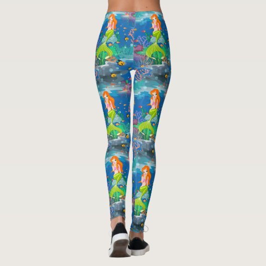 roodbaars leggings (Achterkant)