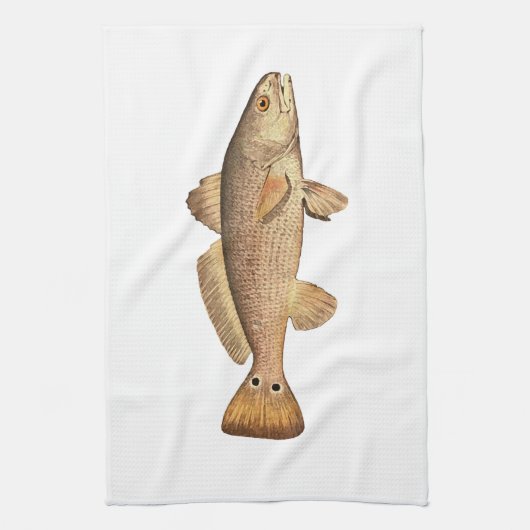 Roodbaars Logo Theedoek (Verticaal)