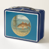 Roodbaars Metal Lunchbox (Voorkant)