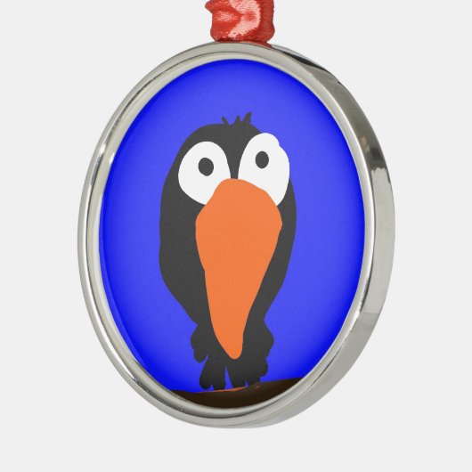 roodbaars metalen ornament (Links)