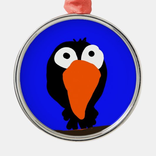 roodbaars metalen ornament (Voorkant)