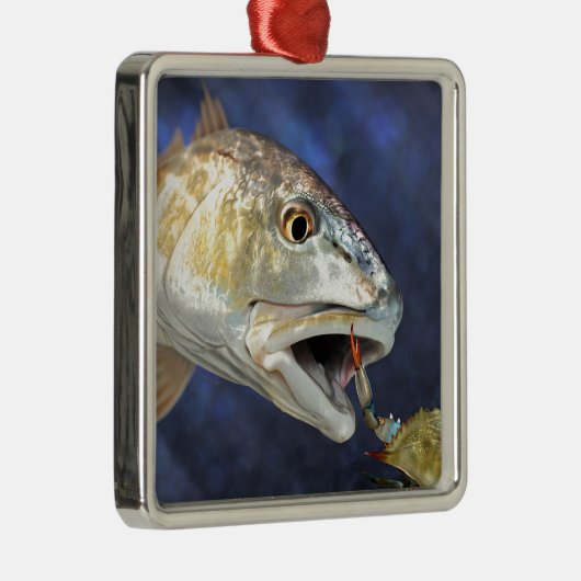 roodbaars metalen ornament (Rechts)