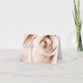 roodbaars roos, RSVP-kaart