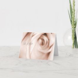 roodbaars roos, RSVP-kaart