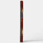 Roodbaarse gouden grille, gekneusd of opgeblazen t Case-Mate iPhone case (Achterkant / Rechts)