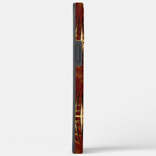 Roodbaarse gouden grille, gekneusd of opgeblazen t Case-Mate iPhone case (Achterkant / Rechts)