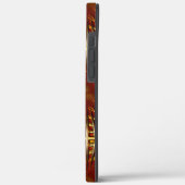 Roodbaarse gouden grille, gekneusd of opgeblazen t Case-Mate iPhone case (Achterkant / Links)