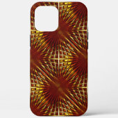 Roodbaarse gouden grille, gekneusd of opgeblazen t Case-Mate iPhone case (Achterkant)