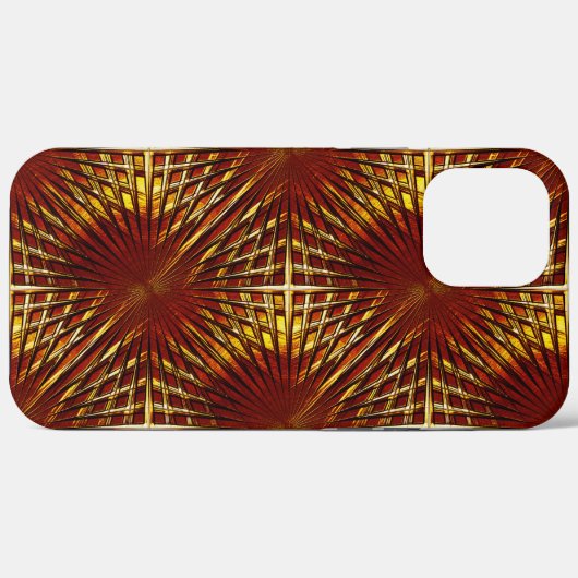Roodbaarse gouden grille, gekneusd of opgeblazen t Case-Mate iPhone case (Achterkant (horizontaal))