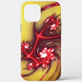 Roodbaarse hagedis op zandtextuur van ochre Case-Mate iPhone case
