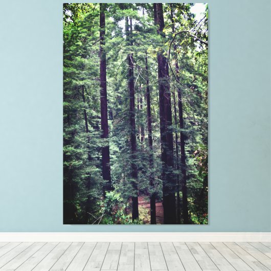 Roodbaarzen #2 Canvas (Insitu (Houten vloer))