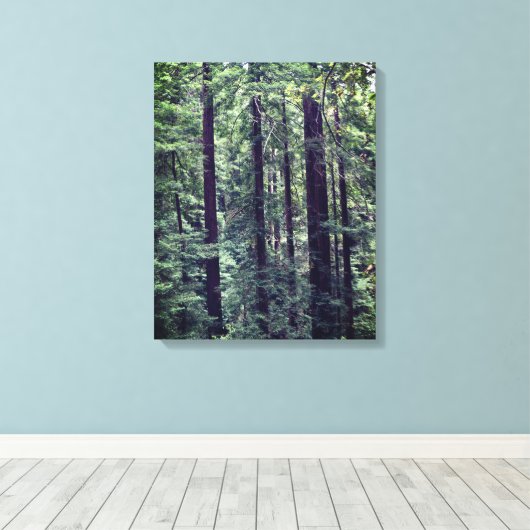 Roodbaarzen #2 Canvas Afdruk (Insitu (Houten vloer))