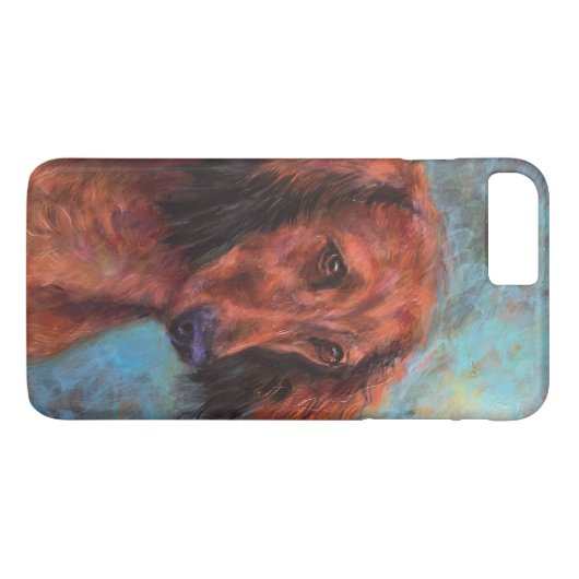 Roodbaarzen Case-Mate iPhone Case (Achterkant (Horizontaal))