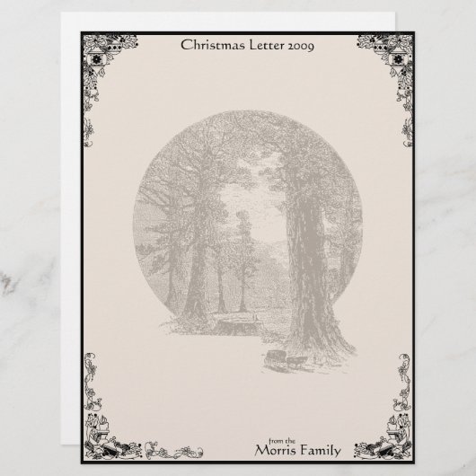 roodbaarzen kerst 2009 Letterhead (Voorkant / Achterkant)