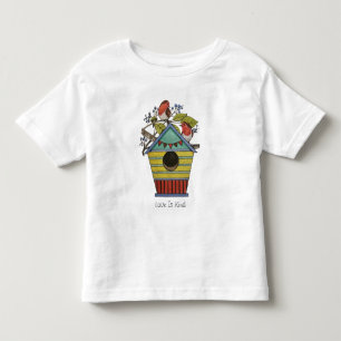 roodbaarzen met blauwe bessen en vogelpest kinder shirts