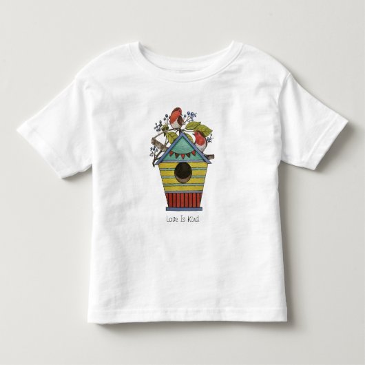 roodbaarzen met blauwe bessen en vogelpest kinder shirts (Voorkant)