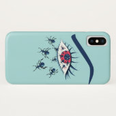 Roodbaarzen met kruipende mieren Case-Mate iPhone case (Achterkant (horizontaal))
