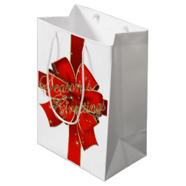 Roodbaarzen van de Seizoen van de mousserende Rood Medium Cadeauzakje