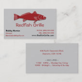 Roodbaarzen Visitekaartje (Voorkant / Achterkant)