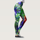 Roodbal met groene kerstboom leggings (Rechts)
