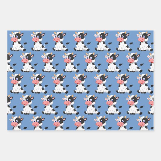 Roodbaron en Koe papierset voor overvulling Inpakpapier Vel (Voorkant 2)