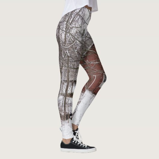 Roodbaron in de sneeuw leggings (Rechts)