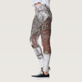 Roodbaron in de sneeuw leggings (Links)
