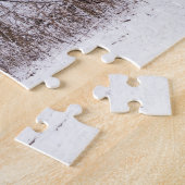 Roodbaron in de sneeuw legpuzzel (Zijkant)