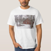 Roodbaron in de sneeuw t-shirt (Voorkant)