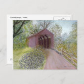 Roodbedekking brug briefkaart (Voorkant / Achterkant)