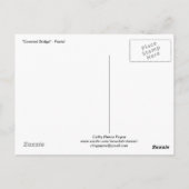 Roodbedekking brug briefkaart (Achterkant)