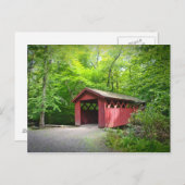 Roodbedekking brug briefkaart (Voorkant / Achterkant)