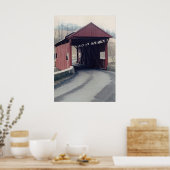 Roodbedekking brug poster (Keuken)