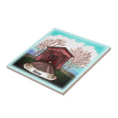 Roodbedekking brug tegeltje (Zijkant)