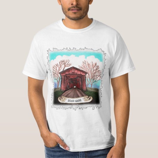Roodbedekking t-shirt Brug (Voorkant)
