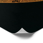 Roodbeeldbeker met afbeelding van Athena, Theseus Poster (Hoek)