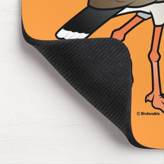 Roodbeige Seriema Muismat (Hoek)