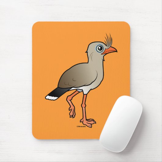 Roodbeige Seriema Muismat (Met muis)