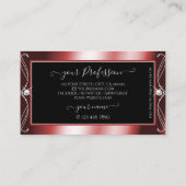 Roodbeukendiamant met Logo Visitekaartje (Achterkant)