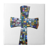 roodblauw Christelijk Tegeltje (Voorkant)