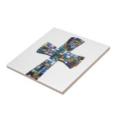 roodblauw Christelijk Tegeltje (Zijkant)