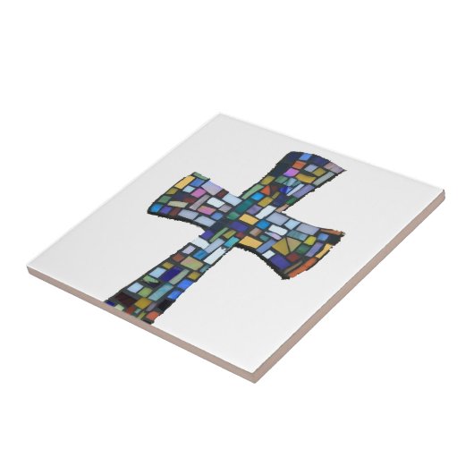 roodblauw Christelijk Tegeltje (Zijkant)