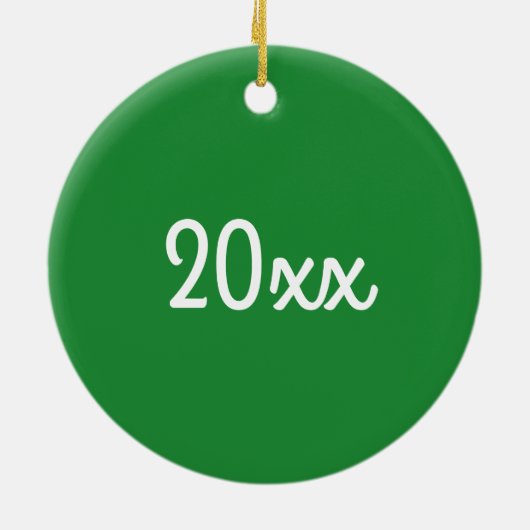 Roodbloem Pepper Gardening Keramisch Ornament (Achterkant)