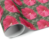 Roodbloemen papier voor het oppakken (Rol Hoek)