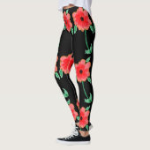Roodbloemige Leggings (Links)