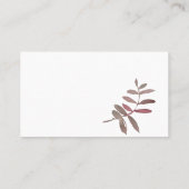 Roodbloesse Rozen bruiloft Plaatskaartje (Achterkant)