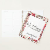 Roodbloesse Rozen bruiloft Planner (Display)
