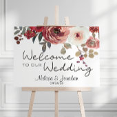 Roodbloesse Rozen bruiloft Poster