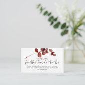 Roodbloesse Rozen Weddenschap Informatiekaartje (Staand voorkant)