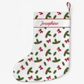 Roodbogen en kerstheilige Planten Kleine Kerstsok (Achterkant)